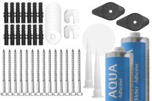 MEA Montageset AQUA für GFK-Lichtschacht MEAMAX für 80 cm