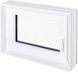 MEA Zargenfenster MEATHERMO AQUA 100 x 50 cm