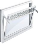 MEA Kunststoff-Fenster MEALON Kipp mit Lüftungseinsatz 60 x 40 cm