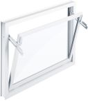 MEA Kunststoff-Fenster MEALON Kipp mit Einfachverglasung 5 mm 60 x 40 cm