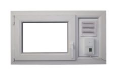 MEA Fenstereinsatz mit LÜFT AIR für Zarge 100 x 60 cm