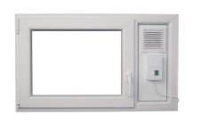 MEA Kunststoff-Fenster MEALON Dreh-Kipp mit MEALÜFT AIR 100 x 60 cm