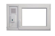 MEA Kunststoff-Fenster MEALON Dreh-Kipp mit MEALÜFT AIR 100 x 80 cm