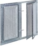 MEA Stahlfenstereinsatz für Zarge 100 x 50 cm Gitterflügel drehbar, zweiflüglig