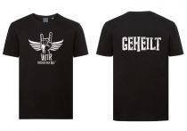 T-Shirt Wir Rocken Den Bau Design "Geheilt"