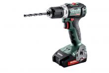 Metabo Akku-Bohrschrauber BS 18 L BL (602326500), Kunststoffkoffer, 18V 2x2Ah Li-Ion + SC 30