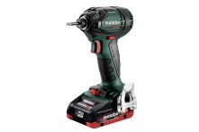 Metabo Akku-Schlagschrauber SSD 18 LTX 200 BL (602396800), Kunststoffkoffer, 18V 2x LiHD + ASC 30-36 V