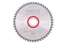 Metabo Kreissägeblatt HW/CT 190 x 30 x 2,2/1,4, Zähnezahl 48, Wechselzahn, Spanwinkel 15° (628035000)