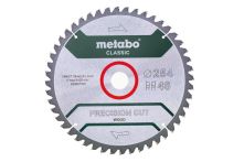Metabo Kreissägeblatt HW/CT 254 x 30 x 2,4/1,8, Zähnezahl 48, Wechselzahn, Spanwinkel 5° neg. (628061000)
