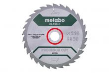 Metabo Kreissägeblatt HW/CT 216 x 30 x 2,4/1,6, Zähnezahl 30, Wechselzahn, Spanwinkel 22° (628062000)