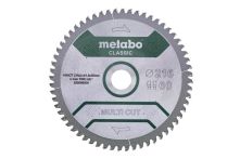 Metabo Kreissägeblatt HW/CT 216 x 30 x 2,4/1,8, Zähnezahl 60, Flach-Trapezzahn, Spanwinkel 5° neg. (628066000)