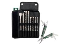 Metabo SDS-plus Pro 4-Bohrer-/ Meißel-Rolltasche, 10-teilig, Set (inkl. Multitool) (631690000)