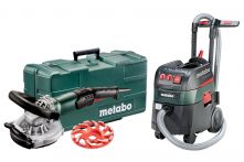 Metabo Renovierungsschleifer RSEV 19-125 RT + Allessauger ASR 35 L ACP Set (691000000) Kunststoffkoffer