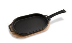 Witt Bratpfanne oval inkl. Holzbrett