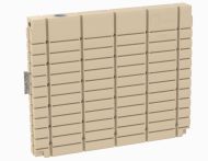 ThinTanks Beige mit Filtersieb und Wandmontageblech