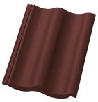 Nelskamp Sigma-Pfanne bordeauxrot - Longlife matt (Betondachstein)