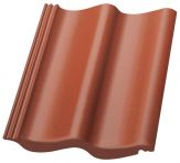 Nelskamp S-Pfanne ziegelrot - Longlife glänzend (Betondachstein)