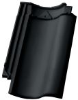 Nelskamp Hohlfalzziegel H10 schwarz edelengobiert (Tondachziegel)