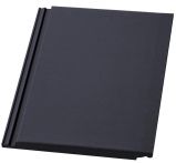 Nelskamp Planum Pfanne schwarz - Longlife matt (Betondachstein)