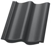 Nelskamp S-Pfanne granit - Longlife glänzend (Betondachstein)