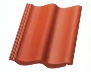 Nelskamp S-Pfanne ziegelrot - Longlife matt (Betondachstein)