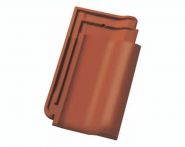 Nelskamp Flachdachziegel F14 kupferrot enggobiert (Tondachziegel)