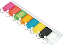 NW Schlüsselleiste z. Ankleben oder- schrauben farbig sortiert Ku. Anz. Hak. 8 (3000259437)