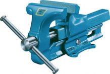 NW Parallelschraubstock HEUER Front Backen-B.100mm Spann-W.125mm geschm.HEUER (4000830350)