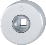 NW Drückerrosetten-Paar 42KV Alu.F1 Schildstärke 9mm rd.rd. (3000252574)