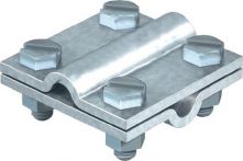 NW Kreuzverbinder nach DIN EN 62561-1 rund / rund 8 - 10 mm feuerverzinkt Stahl (1000139033)