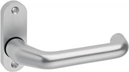 NW Profiltür-Drückerlochteil 1391/0800 Alu.F1 ov.8mm gekr. (3000200008)