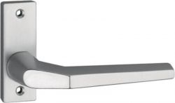 NW Profiltür-Drückerlochteil 1390/0800 Alu.F1 ktg.8mm gekr. (3000200010)