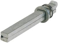 NW Profil-Wechselstift F/Ei 4-KT.10mm L.80mm Fe verz.HOPPE (3000252804)