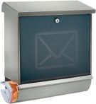 NW Briefkasten Lucca H.440mm B.380mm T.148mm VA DIN C4 BURG-WÄCHTER (3000253212)