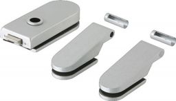 NW Glastürbeschlag STUDIO Rondo LM silber elox.UV Drückerf.vorn DIN L/R (3000254438)