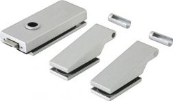 NW Glastürbeschlag STUDIO Classic LM silber elox.UV Drückerf.vorn DIN L/R (3000254448)