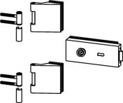 NW Glastürbeschlag STUDIO Classic/OFFICE Classic LM silber elox.BB DIN L/R (3000254465)