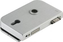 NW Glastürschloss OFFICE Junior LM silber elox.PZ DIN li. (3000254479)