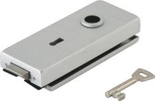 NW Glastürschloss STUDIO Classic LM silber elox.BB DIN L/R (3000254508)