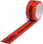 NW Warnklebeband PP,Pal.n.belasten L.66 m,B.50mm rot Rl. (3000265562)