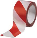 NW Warnmarkierungsband PVC rot/weiß L.66m B.60mm Rl. (3000265596)
