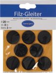 NW Filzgleiter 28mm Filz braun selbstkl. (3000271012)