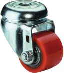 NW Lenkrolle D.35mm Trgf.100kg m.Rückenloch 11mm Polyurethan (3000275160)