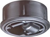 NW Kunststoffglocke D.60mm Trgf.50kg Einpresstiefe 18mm harte Böden BS ROLLEN (3000275178)