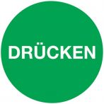 NW Türaufkleber D.50 mmLxB Drücken Folie selbstkl. (3000277041)