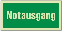 NW Rettungszeichen BGV A8 L297xB148mm Notausgang grün/weiß Ku. (3000277454)