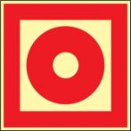 NW Brandschutzzeichen BGV A8 L148xB148mm Brandmelder Folie (3000277577)