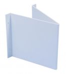 NW Winkelschild L148xB148mm blanko weiß f. Folienschilder Ku. (3000277614)