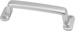 NW Handgriff L.160mm B.38mm Alu-Guss silberf.elox.Anz.Löcher 4 Hermeta (3000283305)
