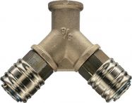 NW Verteiler Gew.mm 15,39 DN 7,2,Innengewinde,2 Kupplungen EWO (4000351881)